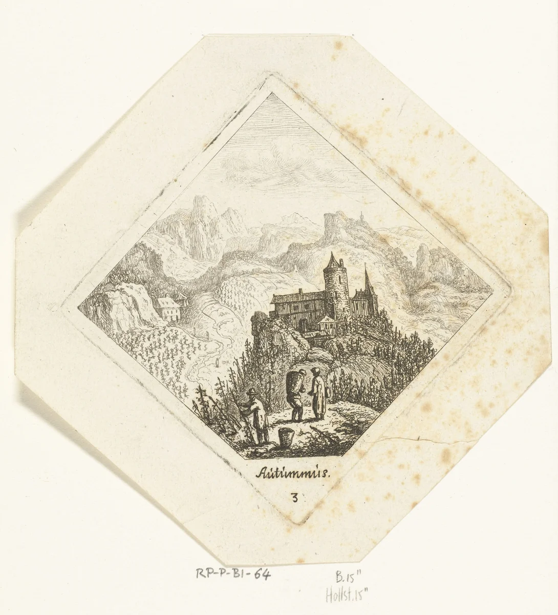 Herfst by Jan van Almeloveen, print, 1662-1683