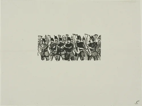 The Band by José Guadalupe Posada, print, 1871-1913