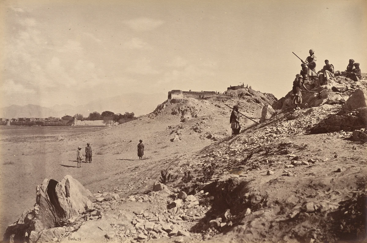 Jellalabad, Pipers Hill by John Burke, photograph, 1878-1880