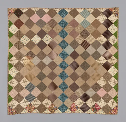 Bedcover (Crib Quilt) by United States, textile, 1875-1900