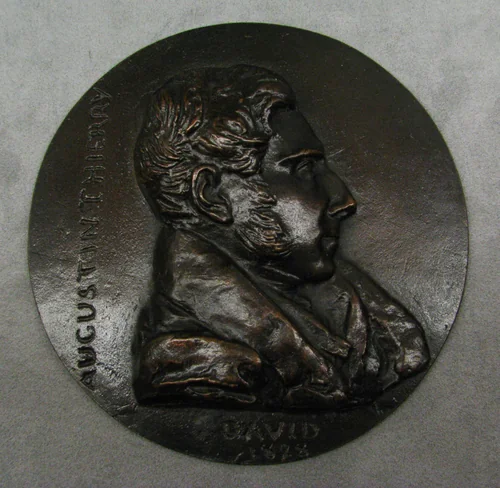 Augustin Thierry by Pierre-Jean David d'Angers, metalwork, 1828-1844
