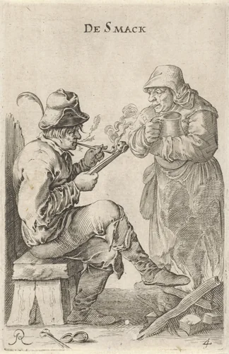 De Smaak by Salomon Savery, print, 1638-1665