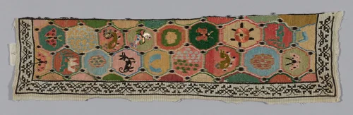 Trouser Band by Han-Chinese, textile, 1875-1900