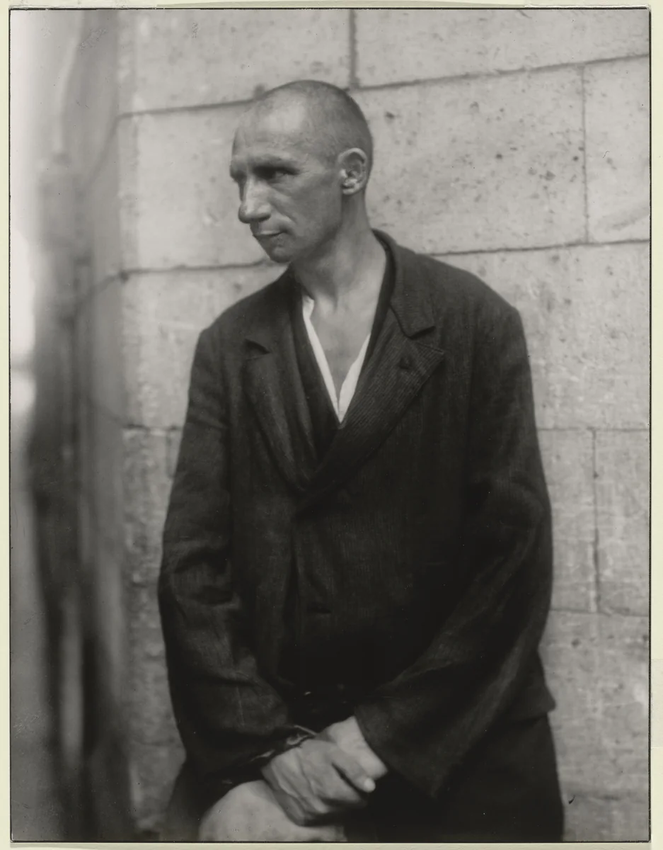 Unemployed Man by August Sander, photograph, 1928