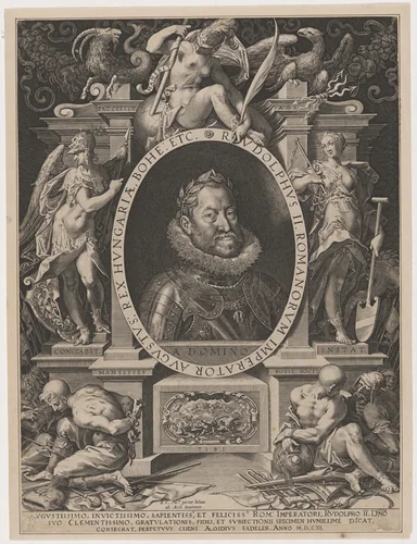 Emperor Rudolph II by Aegidius Sadeler II, print, 1603