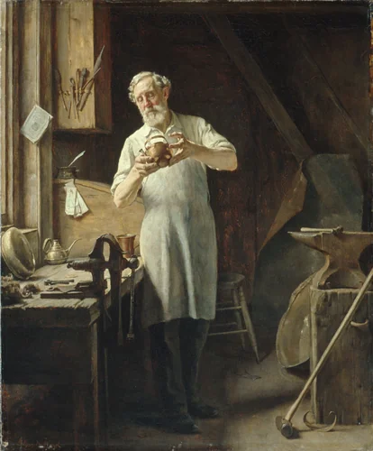 The Coppersmith by Edgar Melville Ward, artwork, 1895-1898