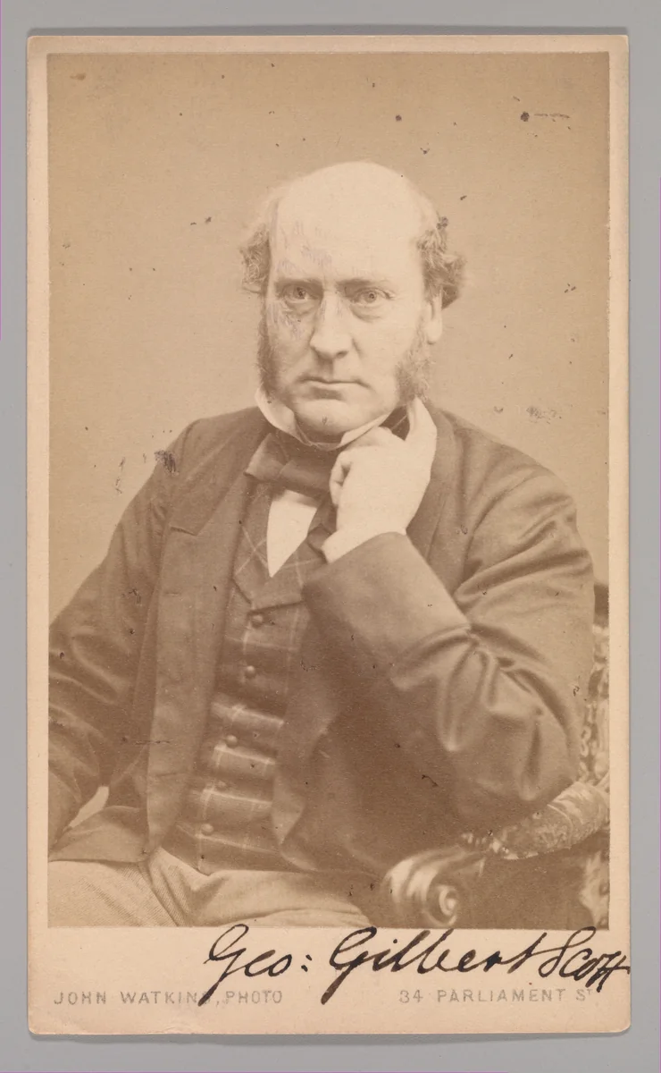 [George Gilbert Scott] by John and Charles Watkins, photograph, 1860-1869