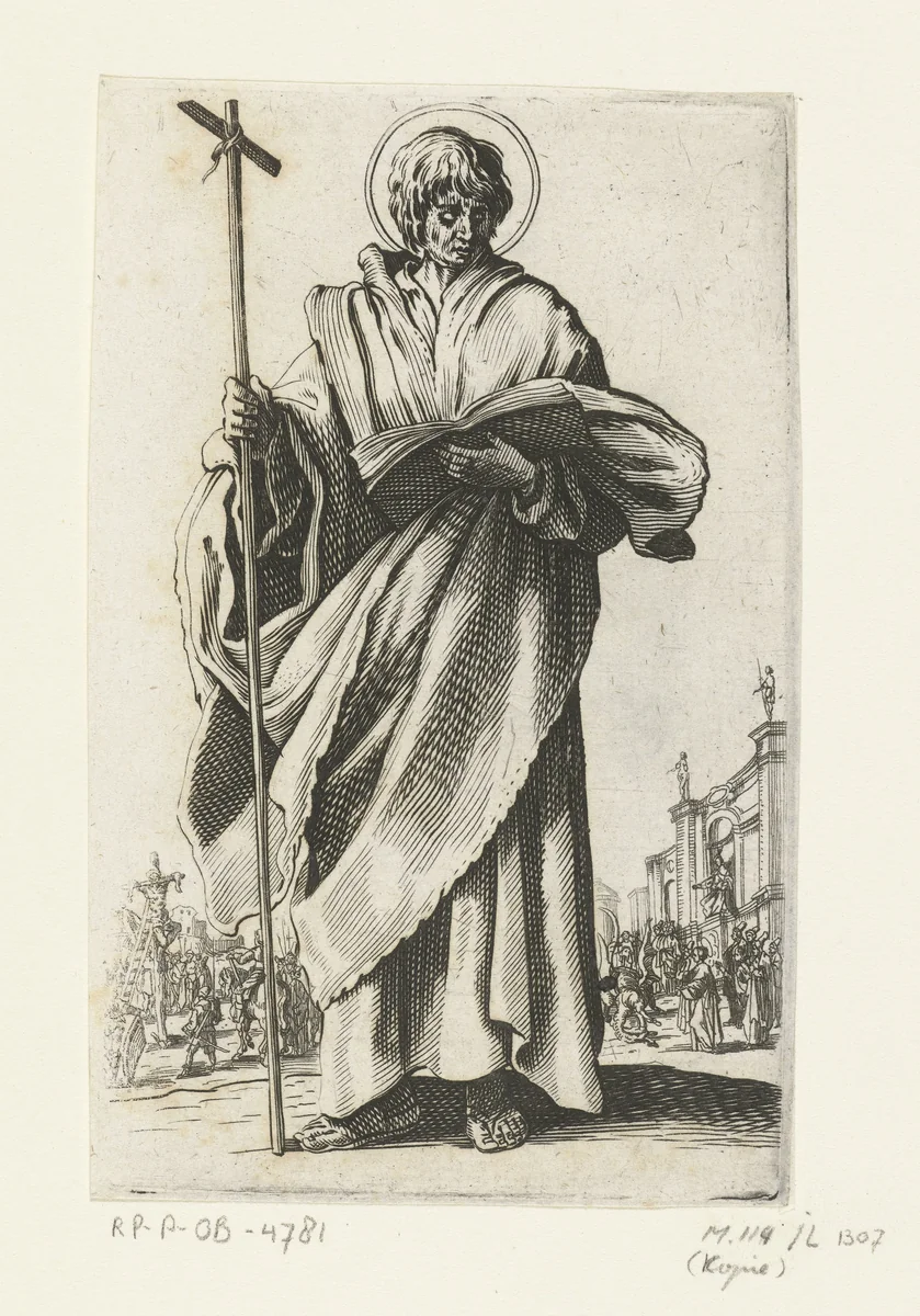 Apostel Filippus by anonymous, print, 1631-1699