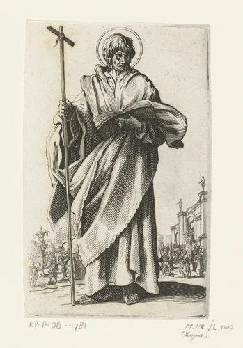 Apostel Filippus by anonymous, print, 1631-1699
