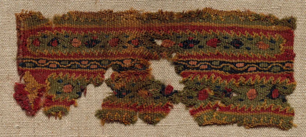 Fragment, Probably Part of an Ornament of a Tunic by Unknown, textile, 400-699