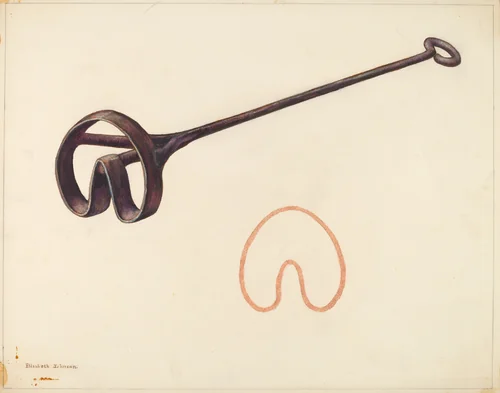 Branding Iron by Elizabeth Johnson, index of american design, 1942