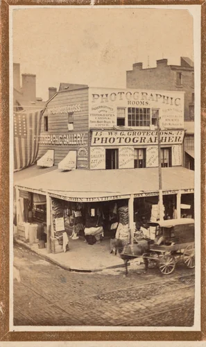 Grotecloss Photographic Gallery, New York by William Grotecloss, photograph, 1860-1869