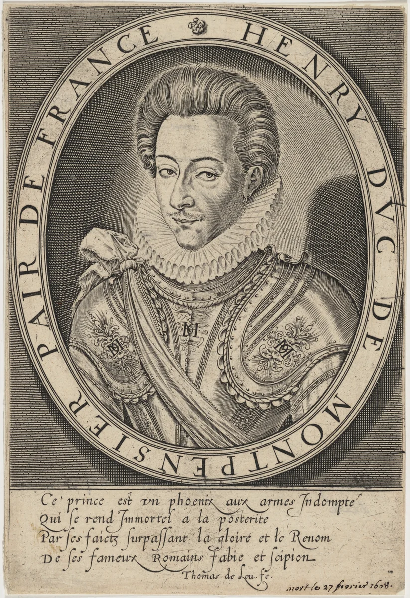 Henry, Duc de Moutpensier by Thomas de Leu, print, 1560-1620