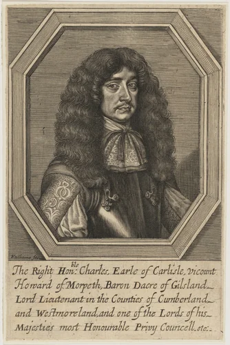 Charles Howard, Earl of Carlisle by William Faithorne, print, 1669