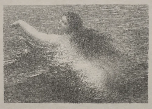 The Water Genius by Henri Fantin-Latour, print, 1896