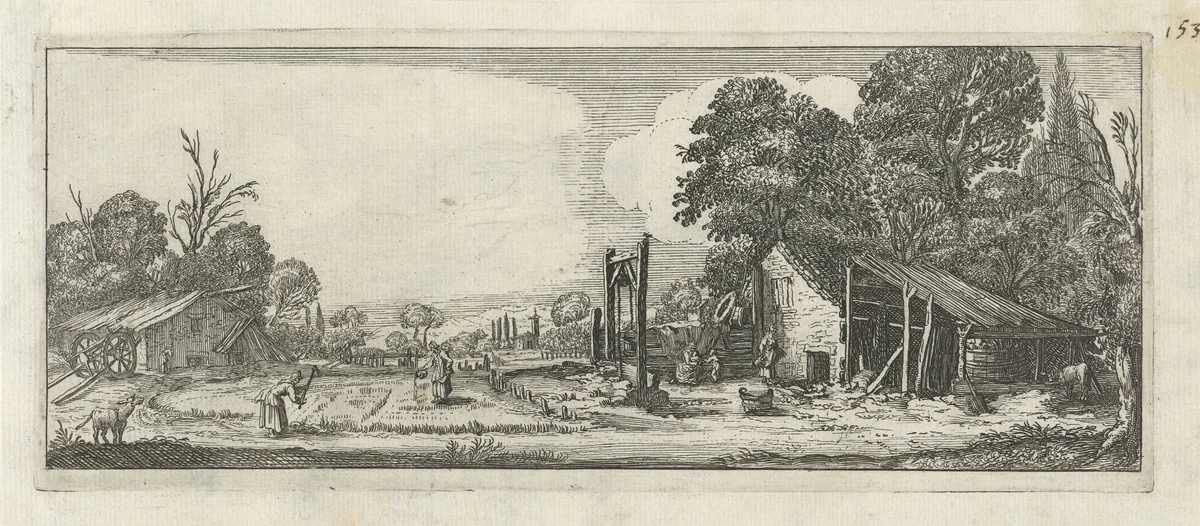 Tuin by anonymous, print, 1618-1670