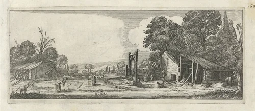 Tuin by anonymous, print, 1618-1670
