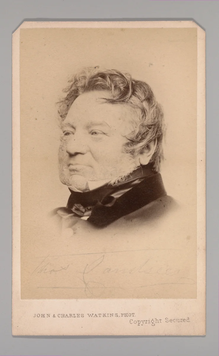 [Thomas Landseer] by John and Charles Watkins, photograph, 1860-1869