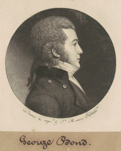 George Bond by Charles B. J. Févret de Saint-Mémin, print, 1798-1803