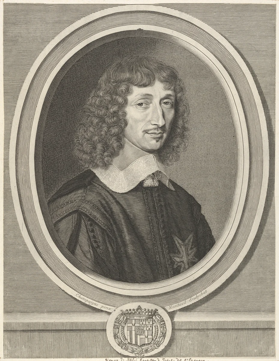 Henri de Guénégaud by Robert Nanteuil, print, 1649-1659