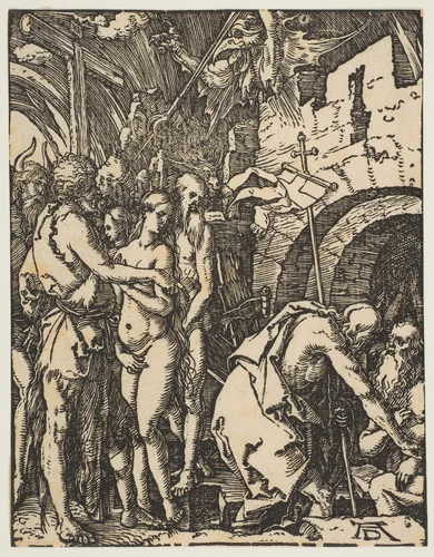 Christ in Limbo, from "The Small Passion" by Albrecht Dürer, print, 1509