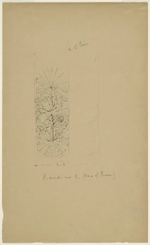 McVickers Theater, Chicago, Illinois, Sketch by Louis Sullivan, drawing, 1878-1896