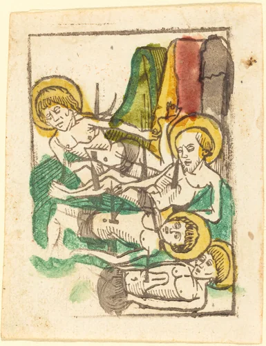 Four Martyrs - Saint Acacius by German 15th Century, print, 1480
