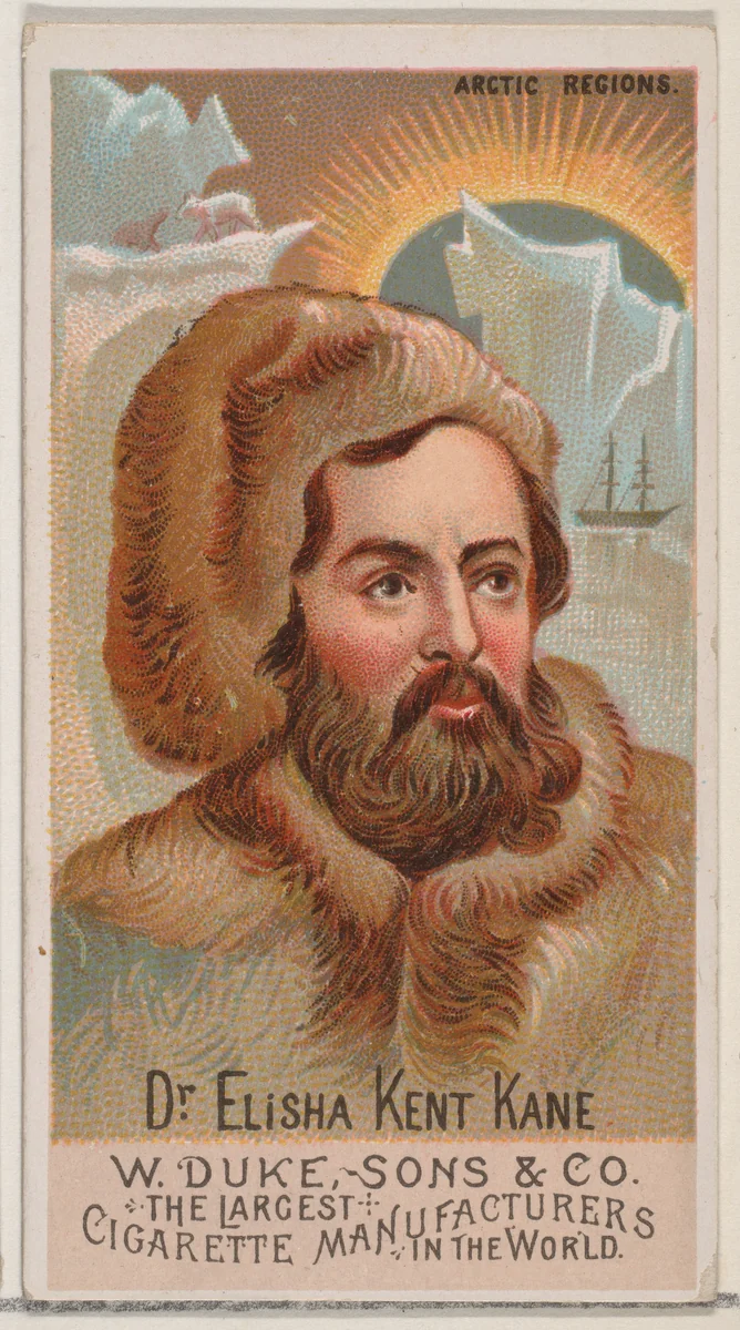 Dr. Elisha Kent Kane, from the series Great Americans (N76) for Duke brand cigarettes by W. Duke, Sons & Co., print, 1888