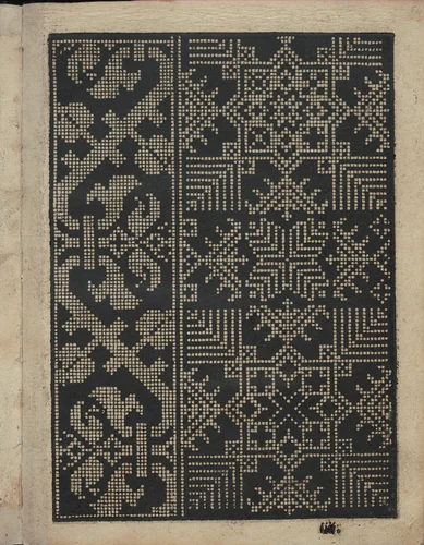 Libbretto nouellamete composto per maestro Domenico da Sera...lauorare di ogni sorte di punti, page 5 (recto) by Domenico da Sera, book, 1532