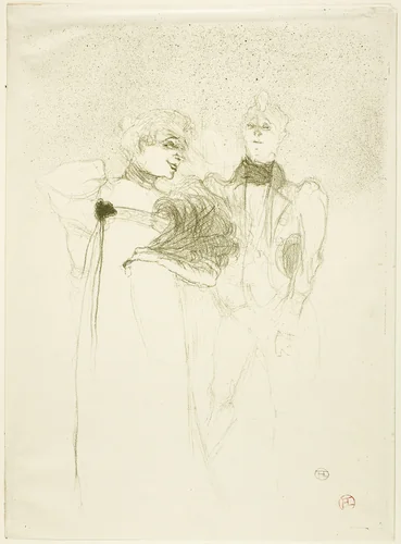 Mademoiselle Lender, in Madam Satan by Henri de Toulouse-Lautrec, print, 1893