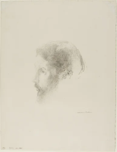 Pierre Bonnard by Odilon Redon, print, 1902
