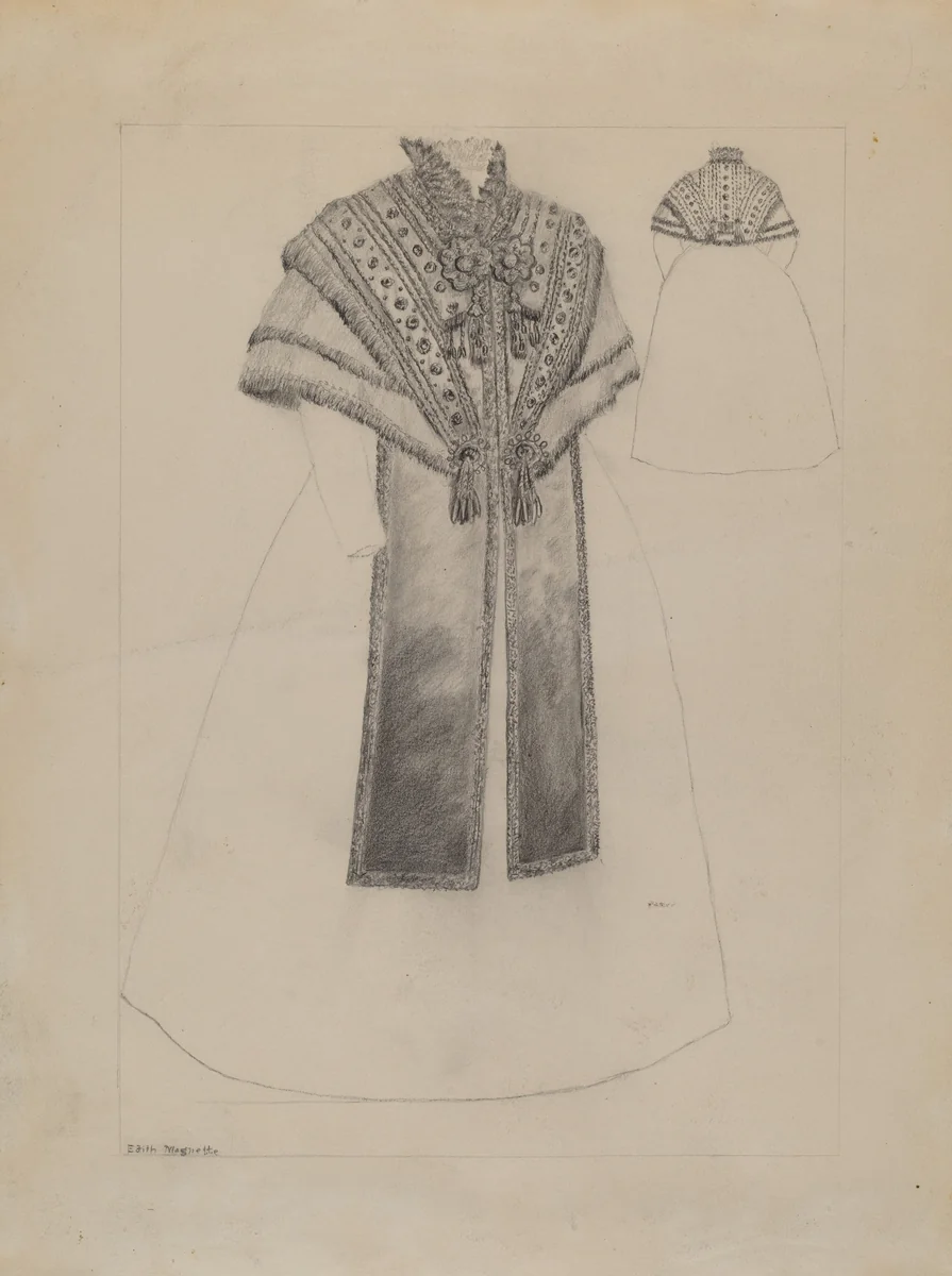 Wrap by Edith Magnette, index of american design, 1936