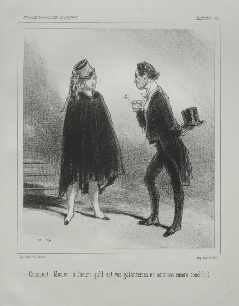 Carnaval by Paul Gavarni, print, 1824-1847