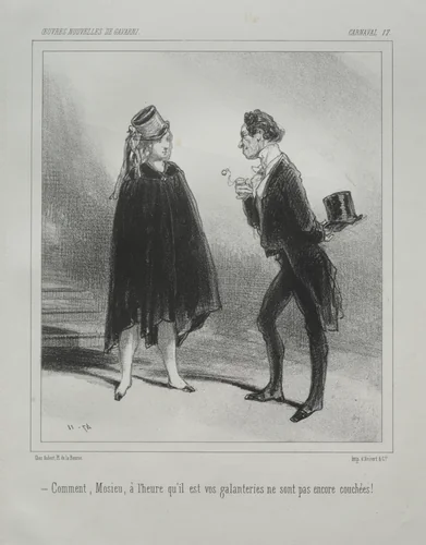 Carnaval by Paul Gavarni, print, 1824-1847