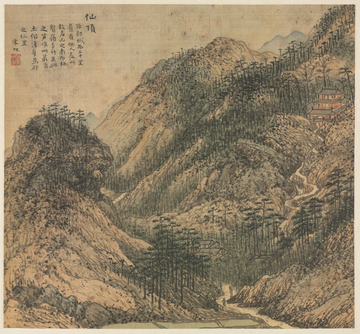 Xianding (Immortal's Peak) by Song Xu, painting, 1583-1593