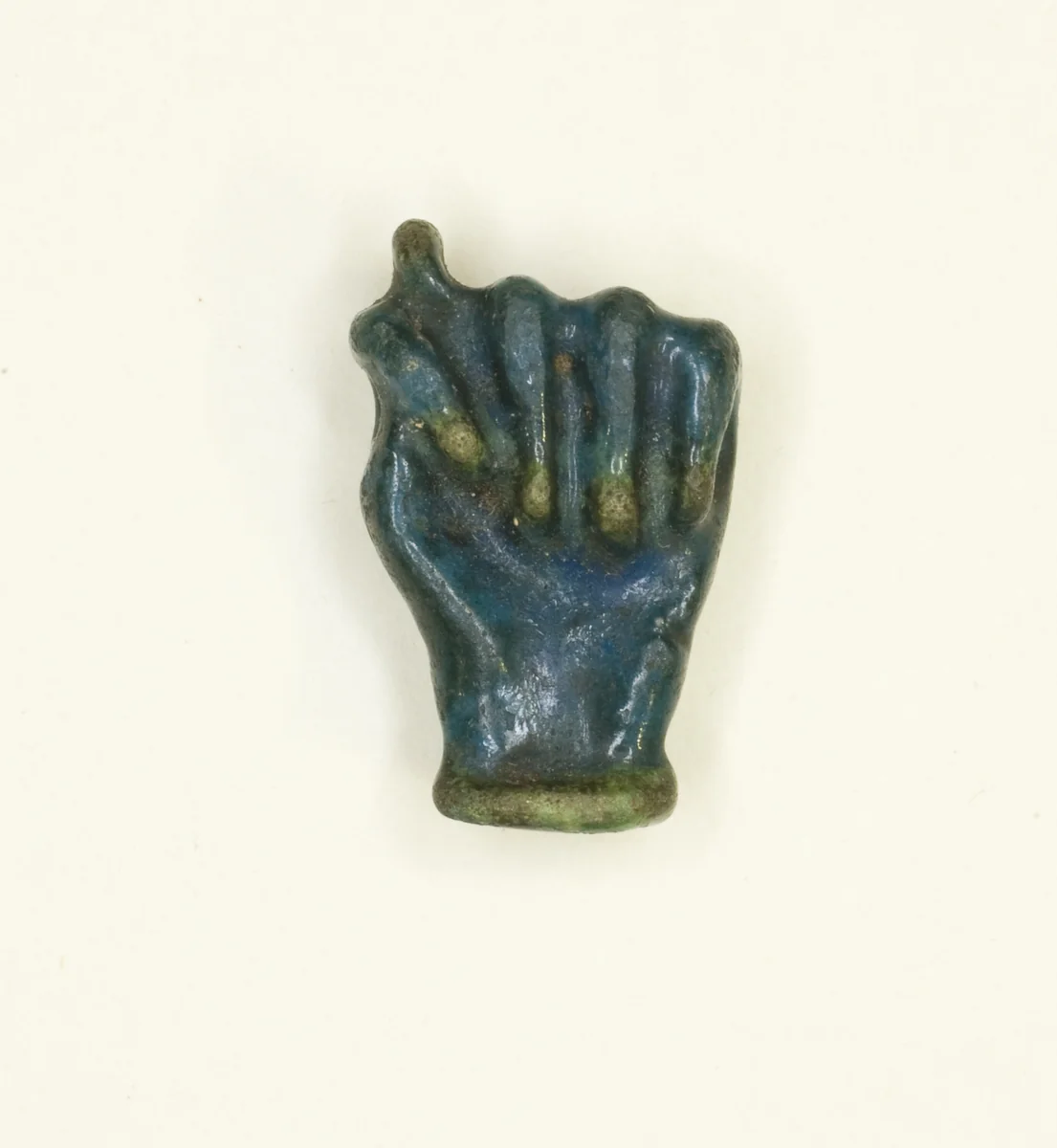 Amulet of a Clenched Fist by Egyptian, metalwork, -30-395