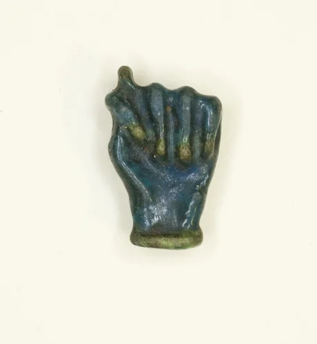 Amulet of a Clenched Fist by Egyptian, metalwork, -30-395