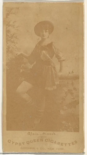 Elsie Moore, from the Actors and Actresses series (N171) for Gypsy Queen Cigarettes by Goodwin & Company, photograph, 1886-1890