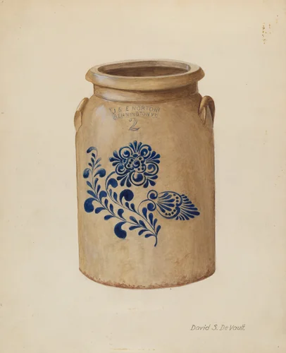 Churn by David S. De Vault, index of american design, 1941