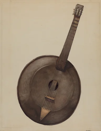 Banjo by Alf Bruseth, index of american design, 1937
