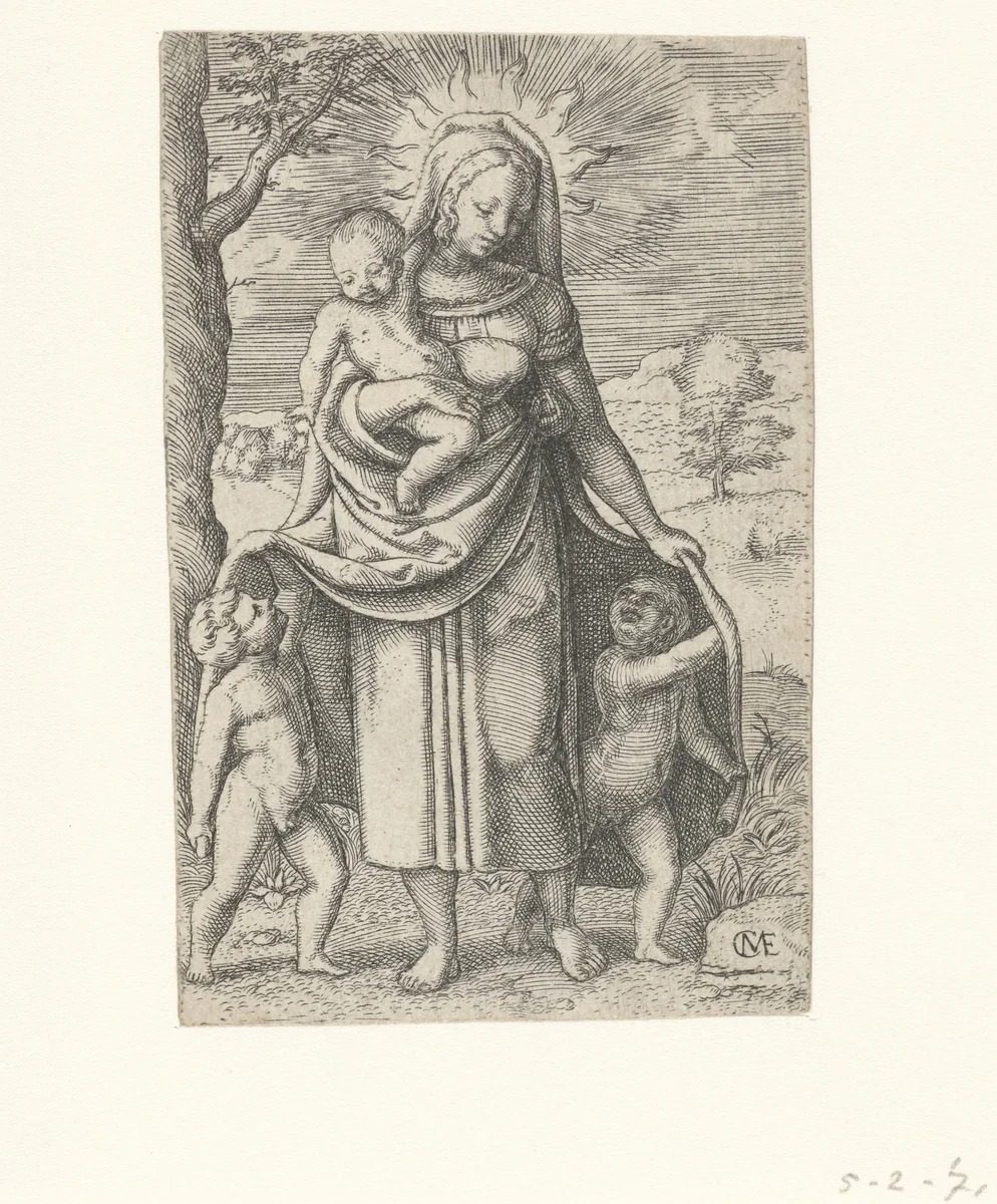 Liefde by Unknown, print, 1543-1544
