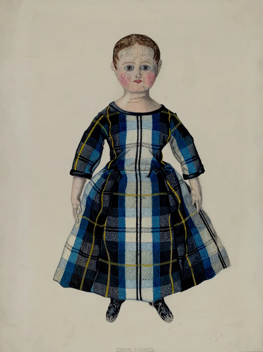 Doll by Erwin Stenzel, index of american design, 1937