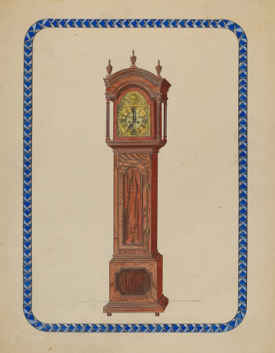 Clock by John Dieterich, index of american design, 1936