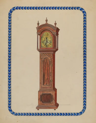 Clock by John Dieterich, index of american design, 1936