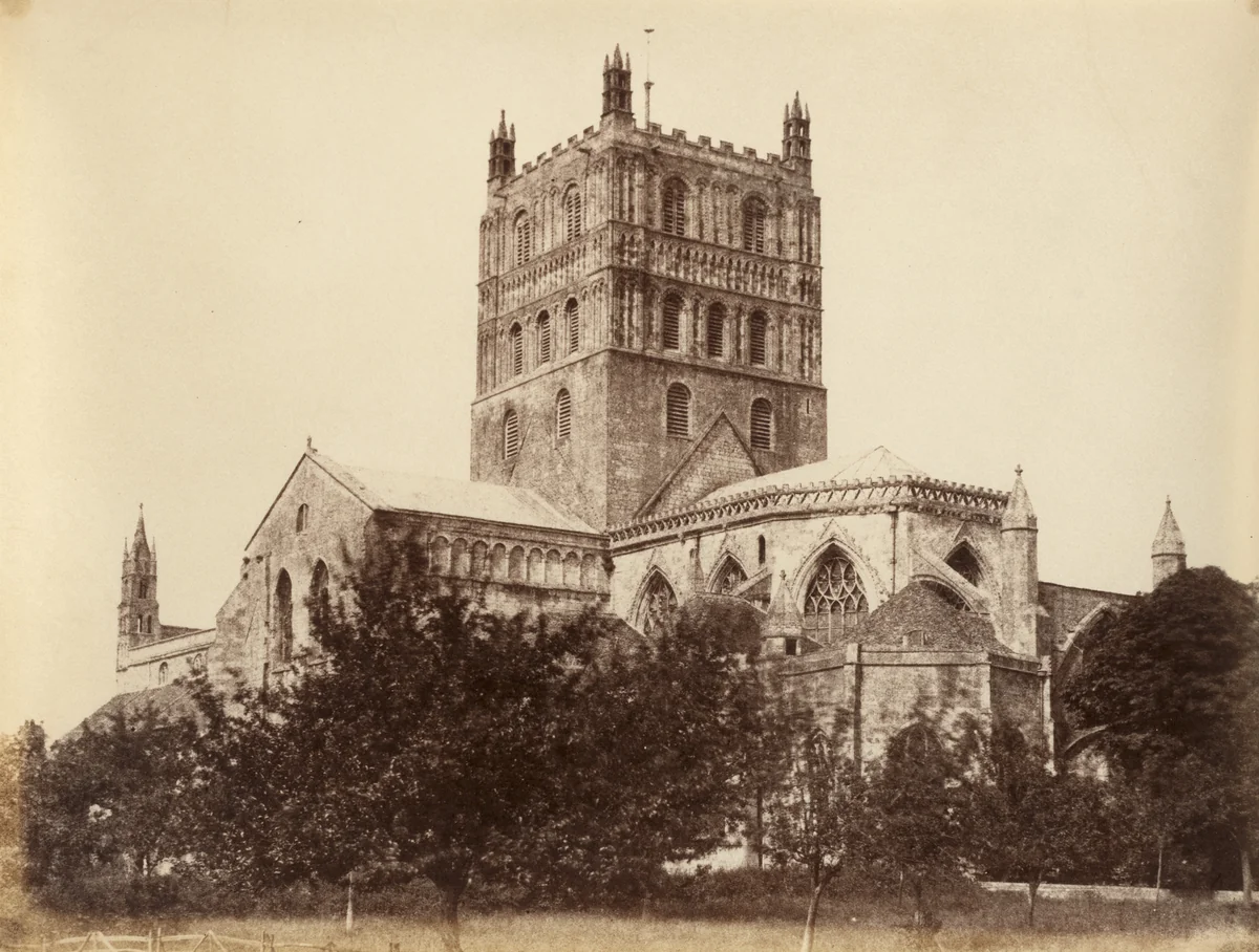Tewkesbury Abbey by Alfred Capel-Cure, photograph, 1858