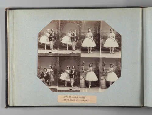 Mlle Mourawieff et Mérante by André Adolphe-Eugène Disdéri, photograph, 1850-1869