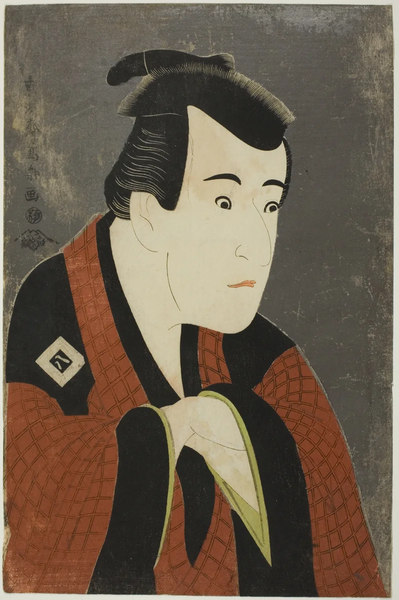The actor Ichikawa Yaozo III as Tanabe Bunzo by Toshusai Sharaku (東洲斎 写楽), print, 1794