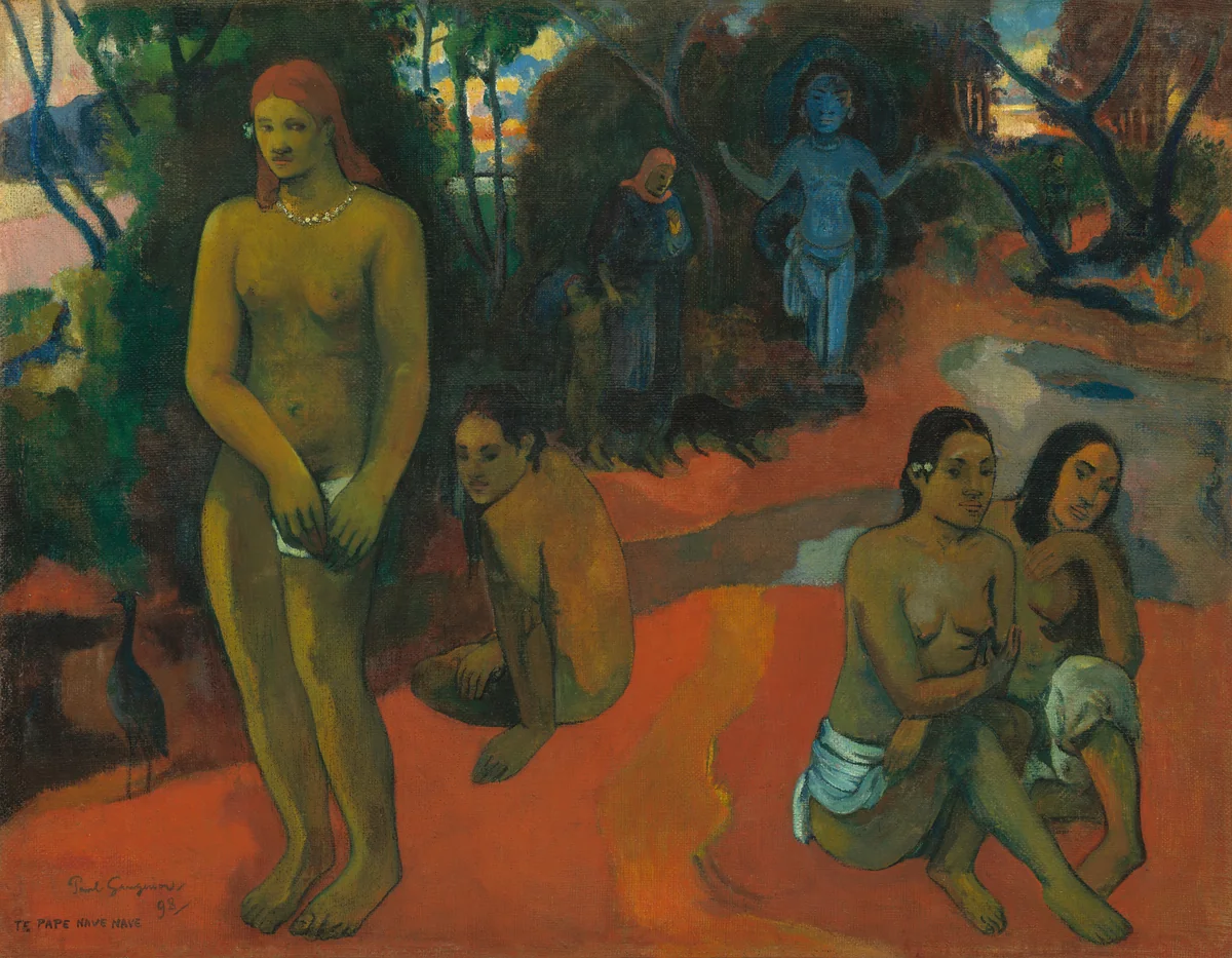 Te Pape Nave Nave (Delectable Waters) by Paul Gauguin, painting, 1898