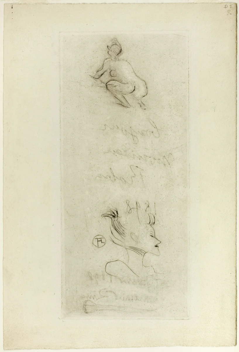 Bonjour Monsieur Robin by Henri de Toulouse-Lautrec, print, 1898