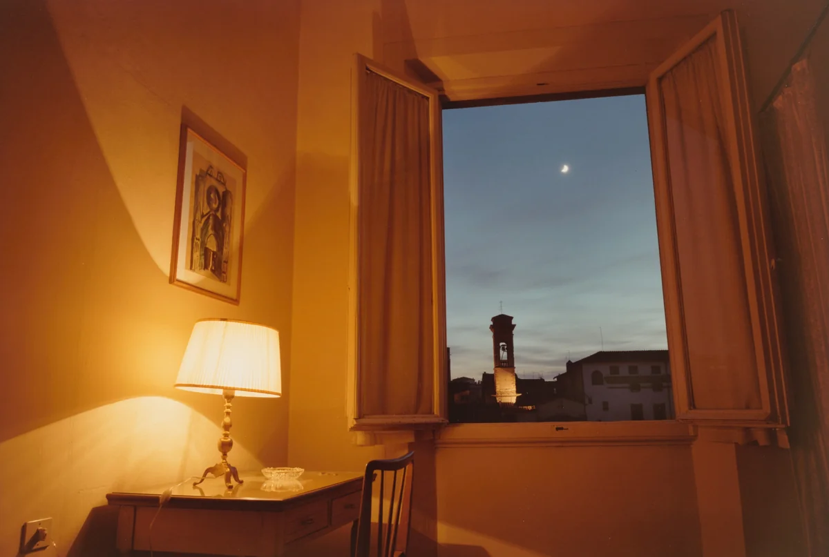 Albergo Berchielli, Florence (Hotel Berchielli, Florence) by Mitch Epstein, photograph, 1977